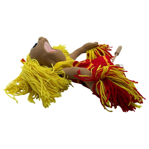 Melissa & Doug Cheerleader Puppet WITH Stick Wood Rod #2554 Megan Pompomovich - Picture 5 of 9